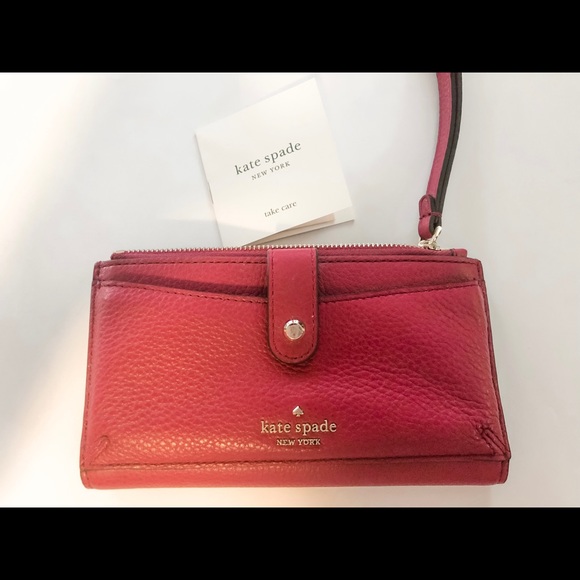 Kate Spade Raspberry Wallet - Picture 2 of 4